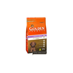 GoldeN Formula Cães Filhotes Porte Pequeno Carne & Arroz - Bella e Cia Petshop