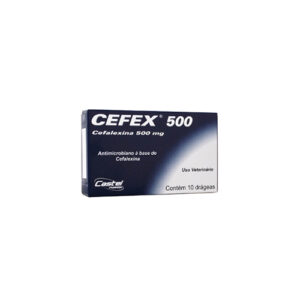 CEFEX 500 MG - 10 COMPRIMIDOS - Bella e Cia Petshop