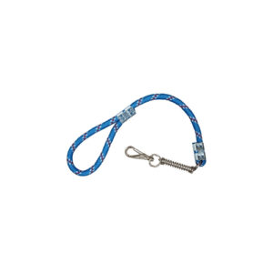 Guia Corda Pet Reforçada Para Cachorros Com Amortecedor Mola 60cm (Azul) - Bella e Cia Petshop