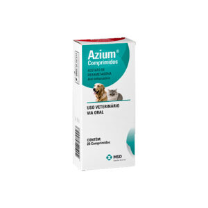 Anti-Inflamatório Azium Cães e Gatos 20 comprimidos - Bella & Cia Petshop