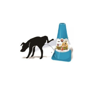 Postinho para Xixi Poste Educador Pet Cone - Bella e Cia Petshop