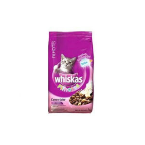 Ração para Gato Whiskas Filhote Premium Carne e Leite 10,1Kg - Bella e Cia Petshop