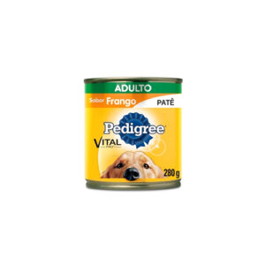 Ração Úmida Pedigree Lata Patê de Frango para Cães Adultos 280g - Bella e Cia Petshop